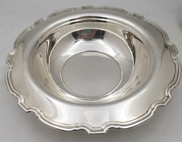 Tiffany & Co. Sterling Silver 1925 "Hampton" Centerpiece Bowl in Art Deco Style
