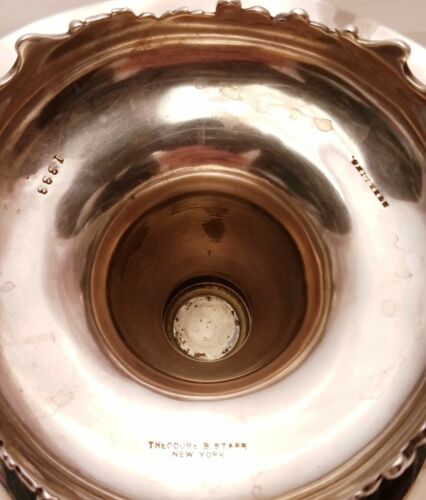 Pair of Theodore Starr Sterling Silver Centerpiece Compotes Tazzas