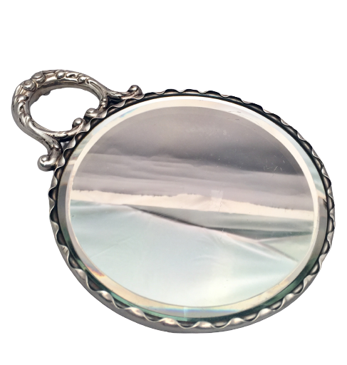 Harris & Shafer Sterling Silver Acanthus Hand Mirror