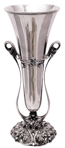 Silver Vase with Stand by Whiting in Art Nouveau Style