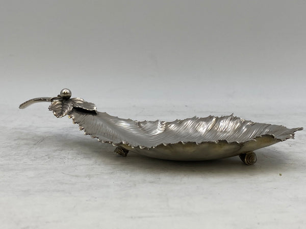 Gorham Sterling Silver Dish from 1882 in Leaf Form