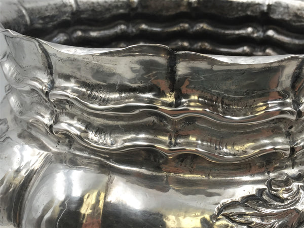 Monumental Continental Silver Wine Cooler / Vase