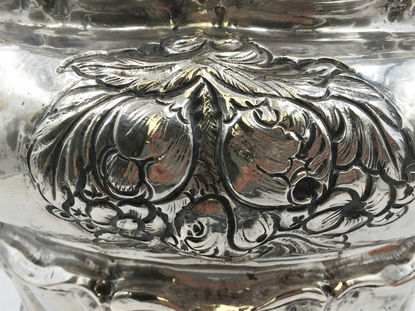 Monumental Continental Silver Wine Cooler / Vase