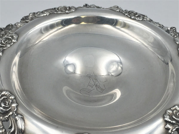 Black, Starr & Frost Sterling Silver Footed Compote Bowl in Art Nouveau Style