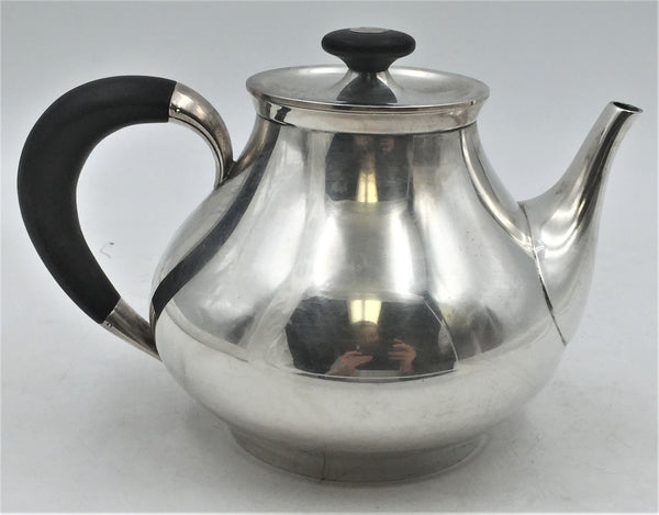 Gorham Sterling Silver 1956 Tea Pot in Mid-Century Modern Style