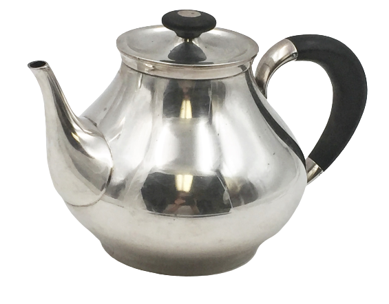 Gorham Sterling Silver 1956 Tea Pot in Mid-Century Modern Style