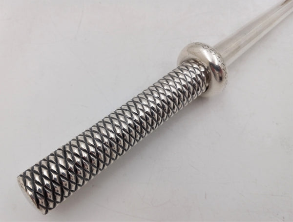 Rare Gorham Sterling Silver Monumental 14'' 19th Century Soup / Punch Ladle