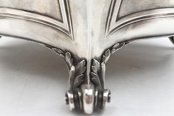 Tetard French 950 Silver Early 20th Century Centerpiece Bowl in Rococo Style