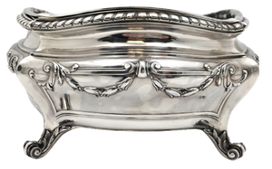 Tetard French 950 Silver Early 20th Century Centerpiece Bowl in Rococo Style