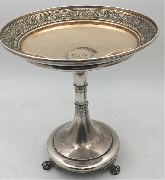 Gorham 1875 Sterling Silver Monumental Centerpiece Bowl Stand