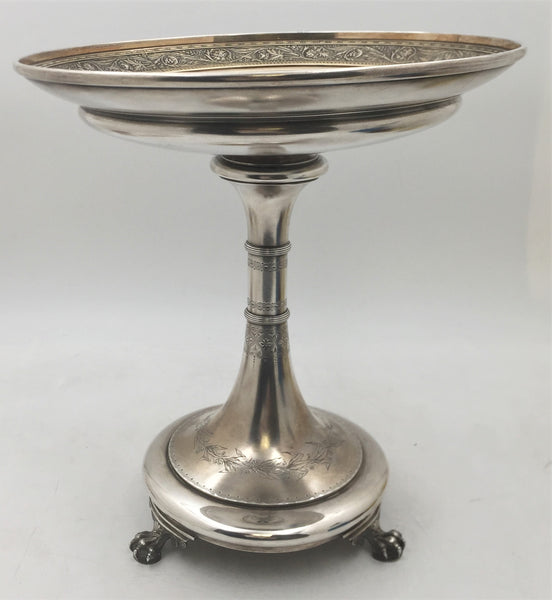 Gorham 1875 Sterling Silver Monumental Centerpiece Bowl Stand