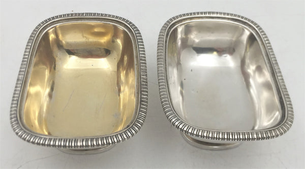 Tiffany & Co. Pair of Sterling Silver 1915 Open Salts