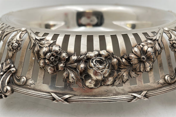 Gorham Sterling Silver 1911 Centerpiece Bowl in Art Nouveau Style