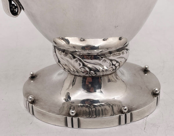 Georg Jensen Sterling Silver Rare 4-Piece Tea & Coffee Set in Pattern 71