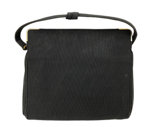 Tiffany & Co. Black Evening Bag with 14k Gold