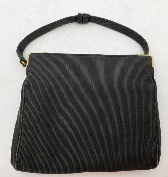 Tiffany & Co. Black Evening Bag with 14k Gold