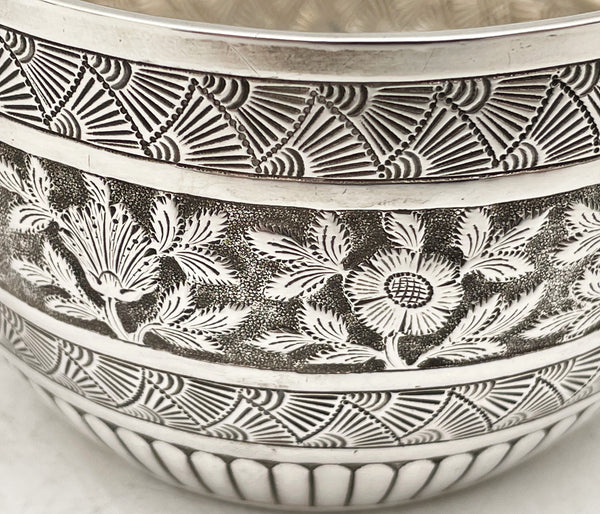 William Evans Sterling Silver 1881 Victorian Bowl