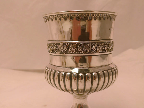 English Georgian Silver Goblet