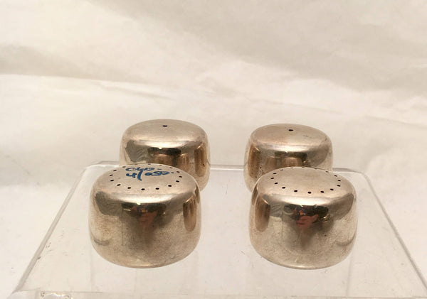 2 Pairs of Georg Jensen Sterling Silver Salt and Pepper Shakers