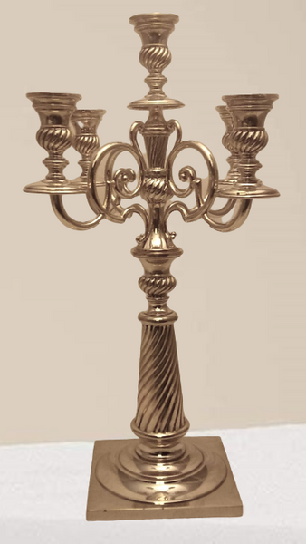 Austrian Silver Four Light Candelabra Art Deco