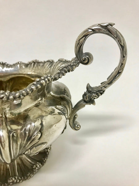 Sterling Silver Georgian Two-Handled Sugar Bowl